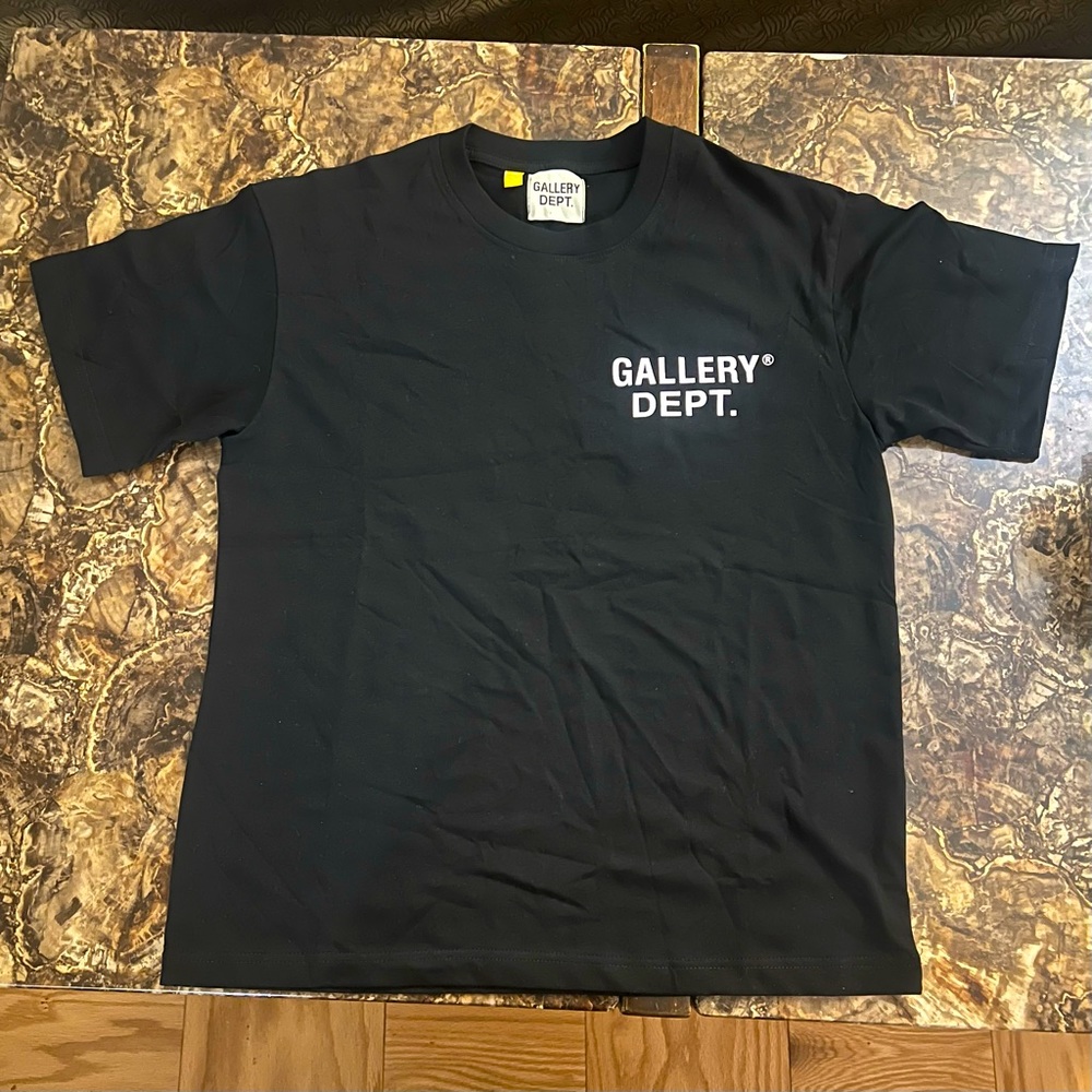 Gallery Dept. Souvenir T-Shirt Black White